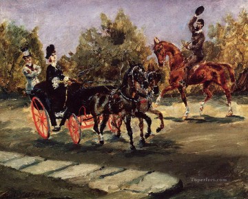プロムナード・デ・ザングレの素敵な場所 1880 トゥールーズ ロートレック アンリ・ド Oil Paintings